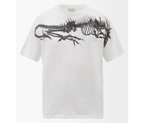 Dragon Skeletor-print Cotton-jersey T-shirt