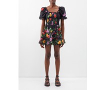 Giulia Floral-print Cotton-blend Mini Dress
