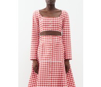 Gingham Cotton Cropped Top