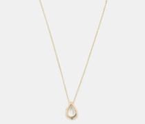 Felicity Pillow Diamond & Gold Locket Necklace