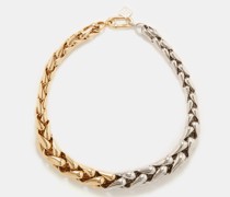 Wheat-chain 14kt Yellow And White-gold Necklace