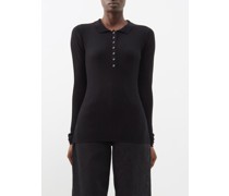 Responsible Merino Wool Knitted Polo Shirt