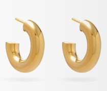 Mini Chunky 14kt Gold-vermeil Hoop Earrings