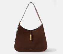 Tokyo Midi Suede Shoulder Bag