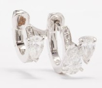 Serti Sur Vide Diamond & White Gold Single Earring