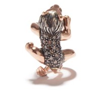 The Lazy Lion Diamond & 18kt Rose-gold Ear Cuff