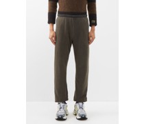 Lym Cotton-blend Knit Track Pants