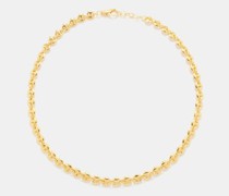 Small Circle 18kt Gold-vermeil Necklace