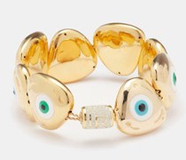 Evil Eye 14kt Gold Bracelet