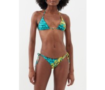 Baroque-print Tie-side Bikini Briefs