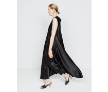 Panelled Silk-satin Full Slip Dress