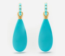 Turquoise & 18kt Gold Earrings