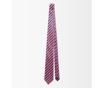 Striped Silk-faille Tie