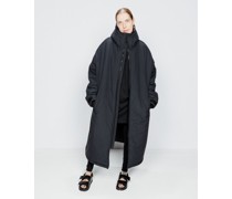 Long Padded Silk Coat