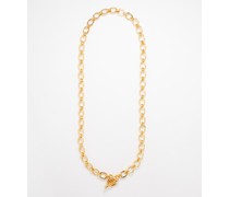 Gold-plated Chain-link Necklace