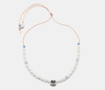 Diamond, Sapphire & Glass Necklace