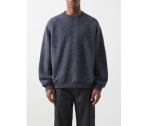 Raglan-sleeved Cotton-blend Jersey Sweatshirt