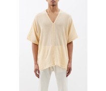 Gasa Cotton-voile Tunic Top
