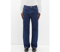 Vm009 Wide-leg Organic-blend Jeans