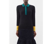 Josie Collared Merino-wool Sweater
