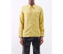 Jagou Floral-jacquard Shirt