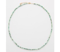 Emerald & 14kt Gold Necklace