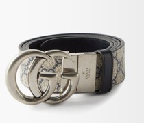 Gg Supreme Canvas Belt