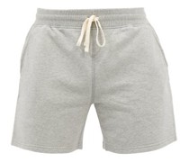 Drawstring-waist Cotton-fleece Track Shorts