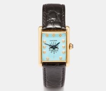 Vintage Cartier Tank Diamond & 18kt Gold Watch