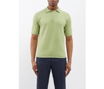 Washed-linen Polo Shirt