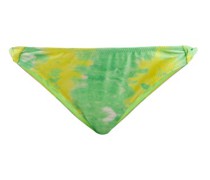 Abstract-print Recycled-fibre Bikini Briefs