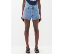 90s Low Slung Denim Shorts