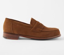 Epsom Suede Loafers