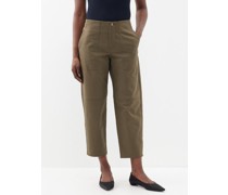 Tate Panelled Cotton-blend Trousers
