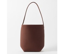Small N/s Park Grained-leather Tote Bag