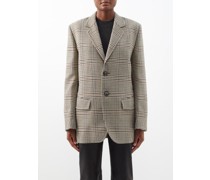 Issa Houndstooth-check Wool Blazer