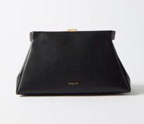Canne Leather Pouch Clutch Bag