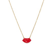 Lips-charm 14kt Gold Necklace