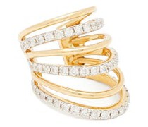 Six-band Diamond & 18kt Gold Ear Cuff