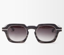 Round Tortoiseshell-acetate Sunglasses