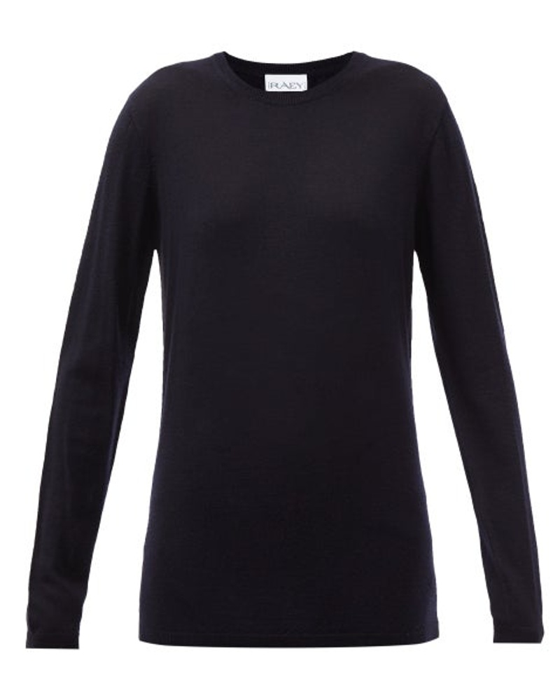 Raey Damen Slim-fit Responsible Merino Wool Crew-neck Sweater