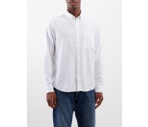 Arne Organic Cotton-blend Oxford Shirt