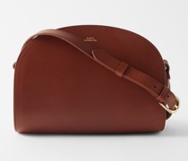 Half-moon Leather Cross-body Bag