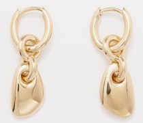 Pebble 14kt Gold-vermeil Hoop Earrings