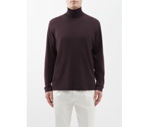 Roll-neck Wool Sweater