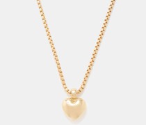 Chiara 14kt Gold-plated Heart Necklace