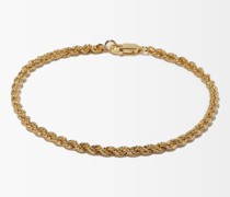 Twisted-chain 14kt Gold-vermeil Bracelet