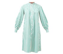 Yseult Striped Cotton-twill Shirt Dress