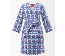 Shell-print Cotton-terry Cover-up