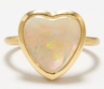 Love Opal & 18kt Gold Ring